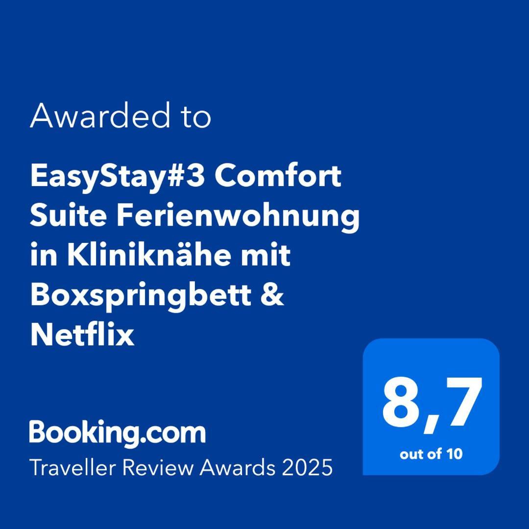 Easystay#3 Comfort Suite Ferienwohnung In Kliniknaehe Mit Boxspringbett & Netflix Bad Oeynhausen Exterior foto